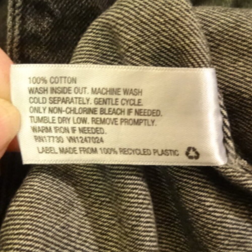 Wild Fable Four Pocket Button Down Black Jean Jacket, Like New - Picture 6 of 6